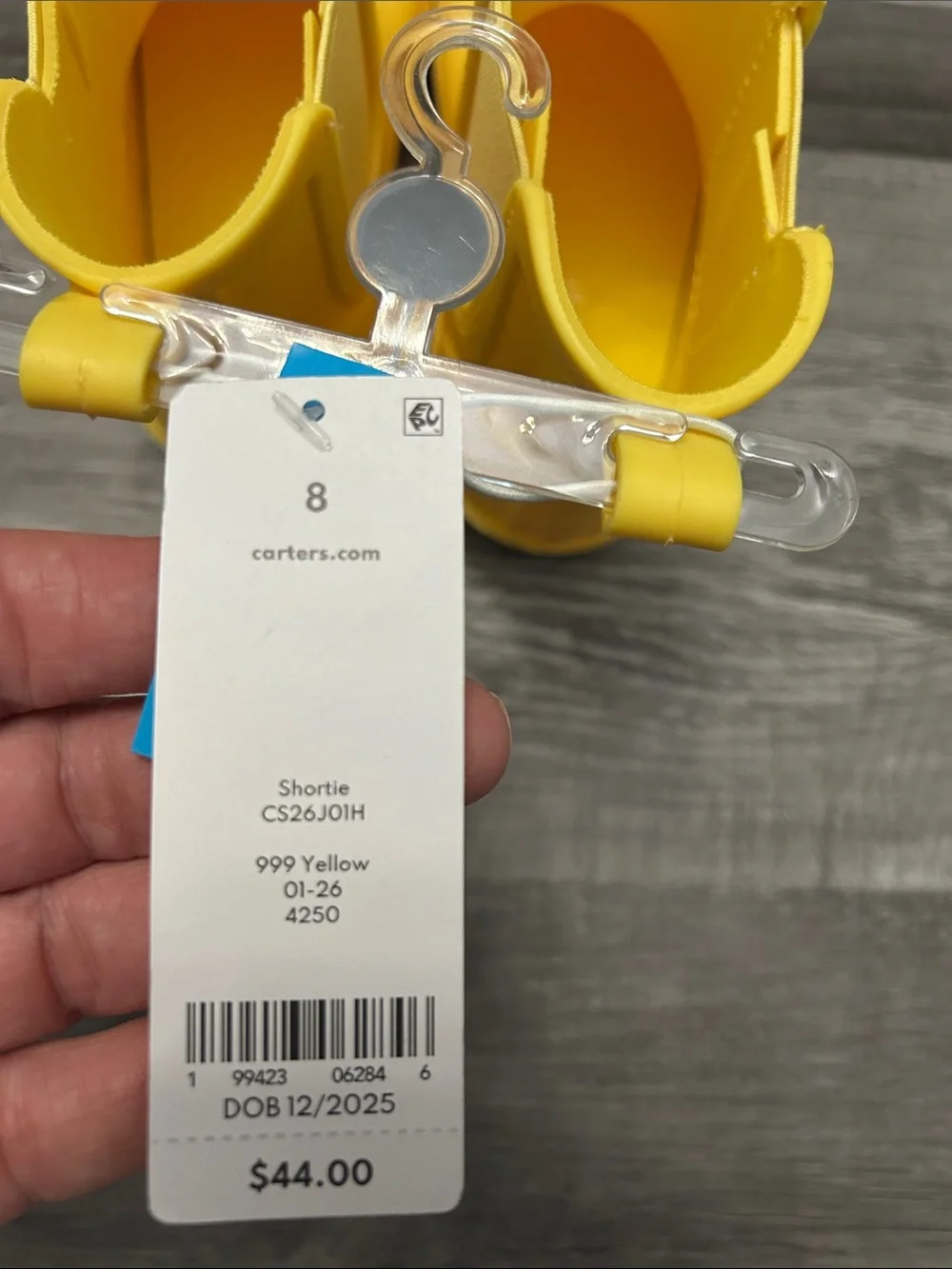 Carter's Bright Yellow Kids Rain Boots